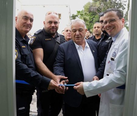 افتتاح مركز شرطة جديد في المستشفى الإنجليزيّ في النّاصرة